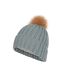 Womens/ladies Geneva Borg Lined Beanie Light Blue Mountain Warehouse-4