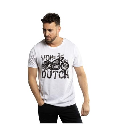 T-shirt col rond en coton homme Logo Vondutch