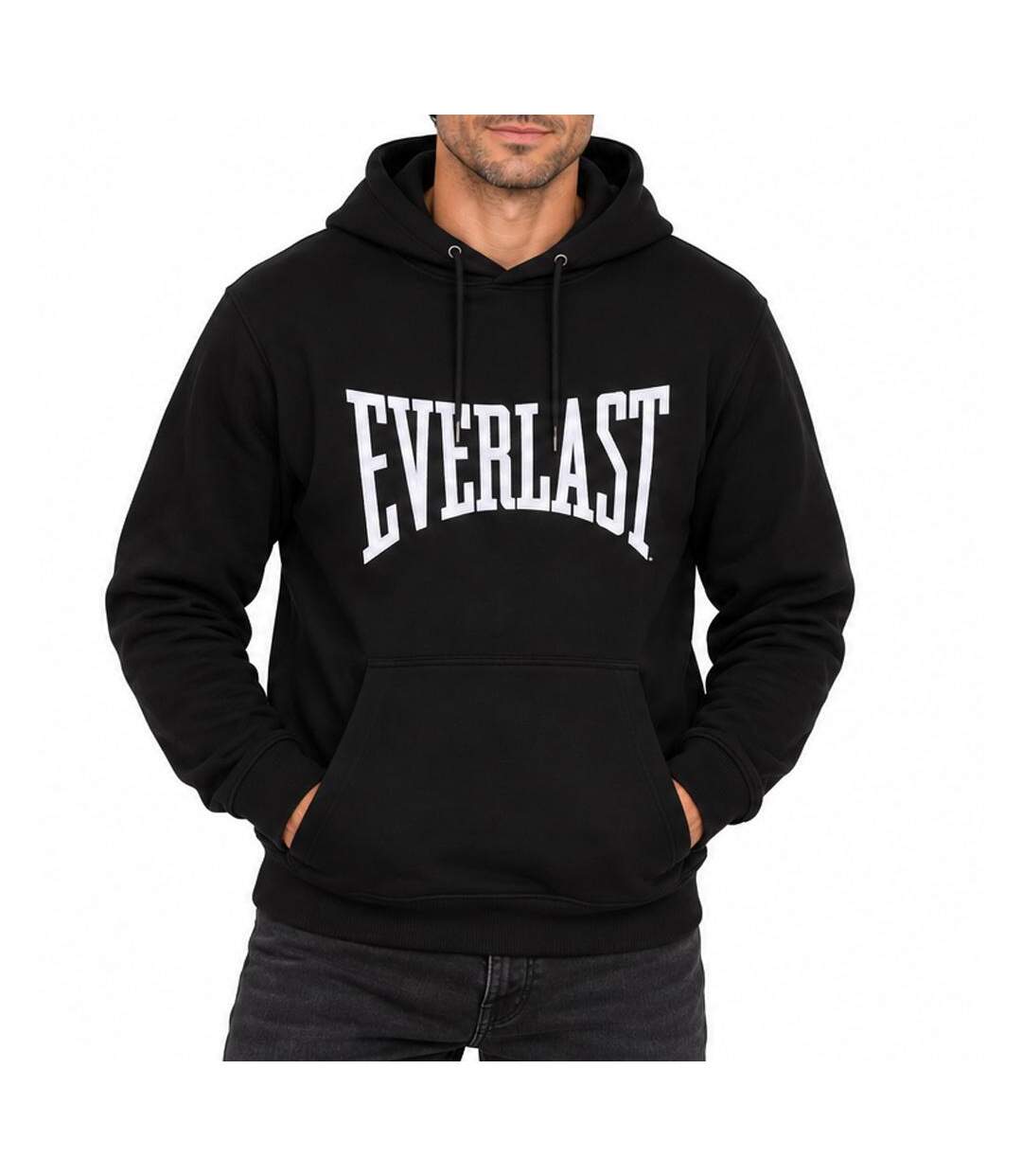 Sweat à capuche noir homme everlast el022-1