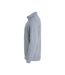 Unisex Adult Basic Half Zip Sweatshirt Grey Melange Clique-3