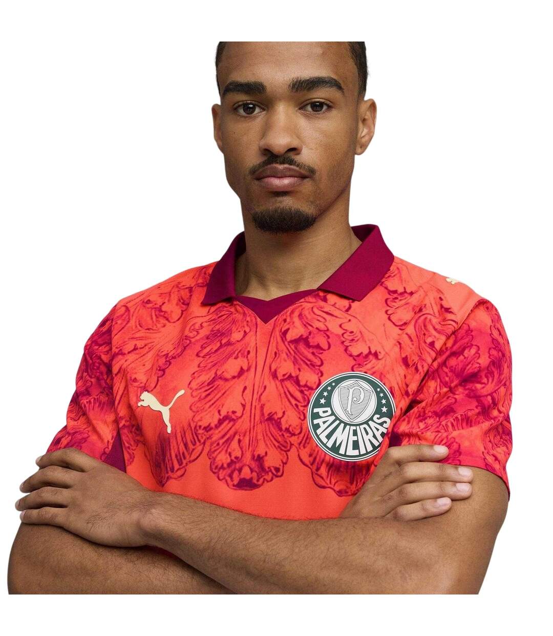 Maillot De Gardien De But Motif/style Puma 25/26 Homme Rouge Vif SE Palmeiras-4