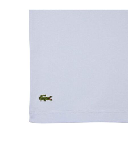 Mens Roland Garro Edition Cotton Tennis T-shirt Blue Lacoste