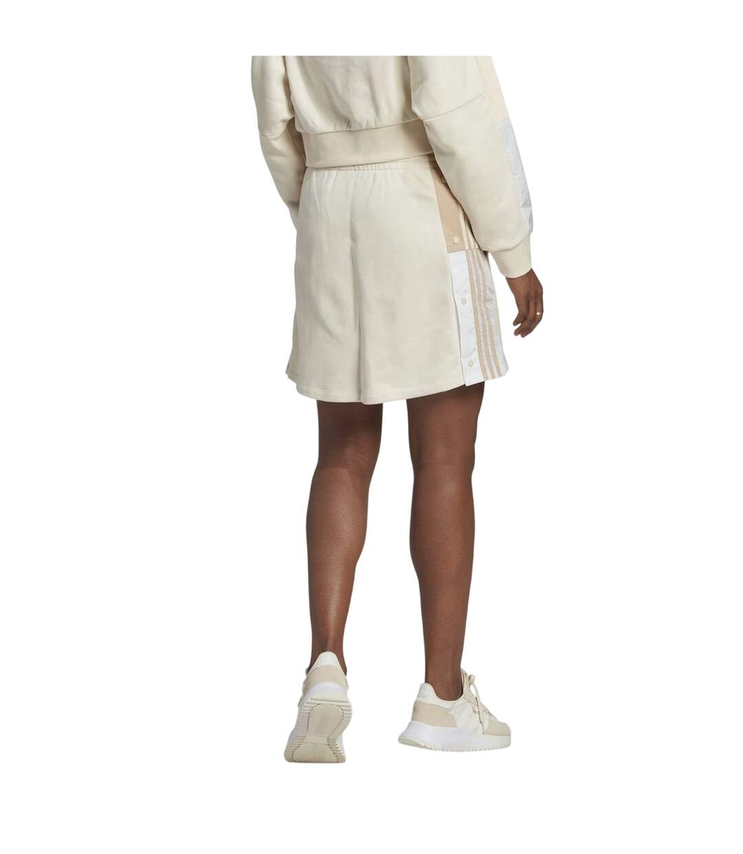 Mini Jupe Motif/style Rayure Latérale Originals Femme Blanc Adidas-2