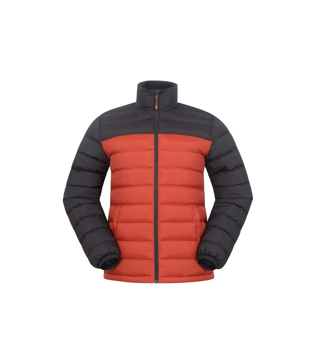 Mens Vista Padded Jacket Burnt Orange Mountain Warehouse-1