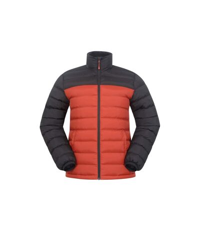 Mens Vista Padded Jacket Burnt Orange Mountain Warehouse