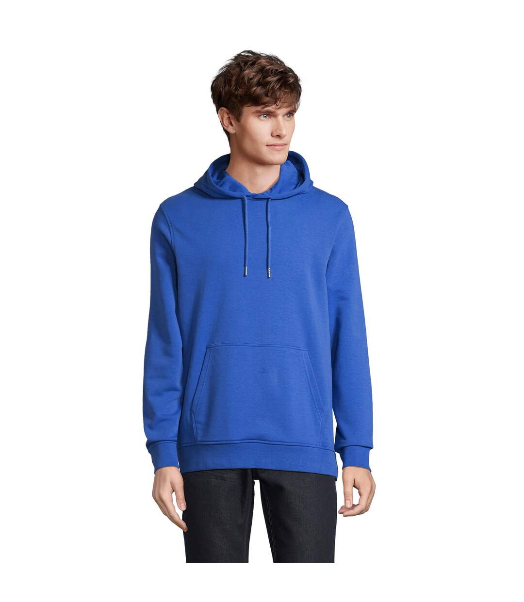 Sweat À Capuche Constellation Homme Bleu Roi SOLS-1