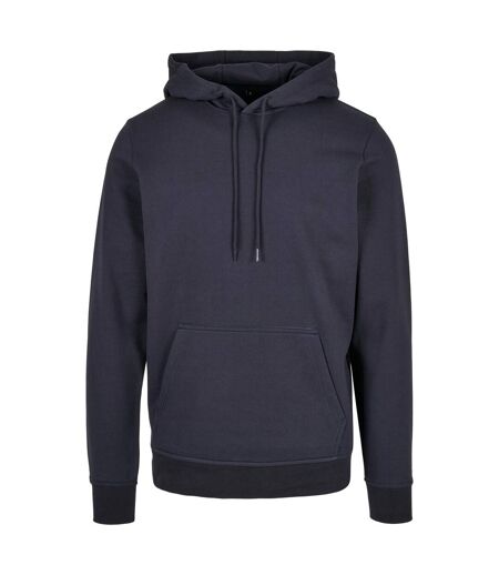 Sweat À Capuche Basic Homme Bleu Marine Build Your Brand