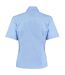 Chemisier Manches Courtes Commerce Femme Bleu Clair Kustom Kit-2
