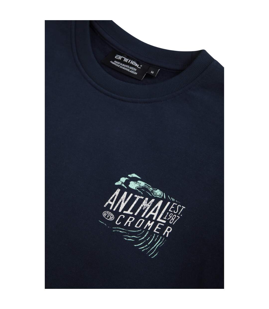 Mens Jonah Cromer Sweatshirt Navy Animal-3