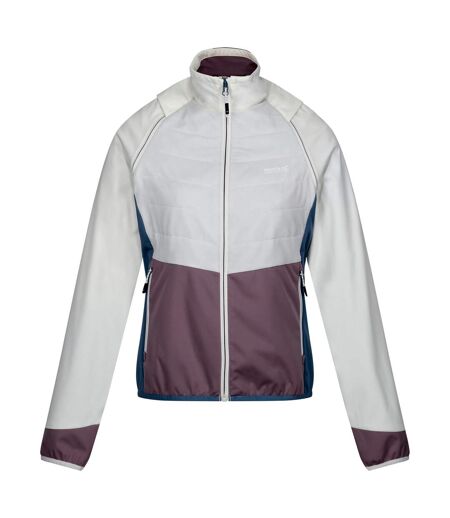 Regatta Womens/Ladies Steren II Hybrid Jacket (White/Heather Blue) - UTRG10401