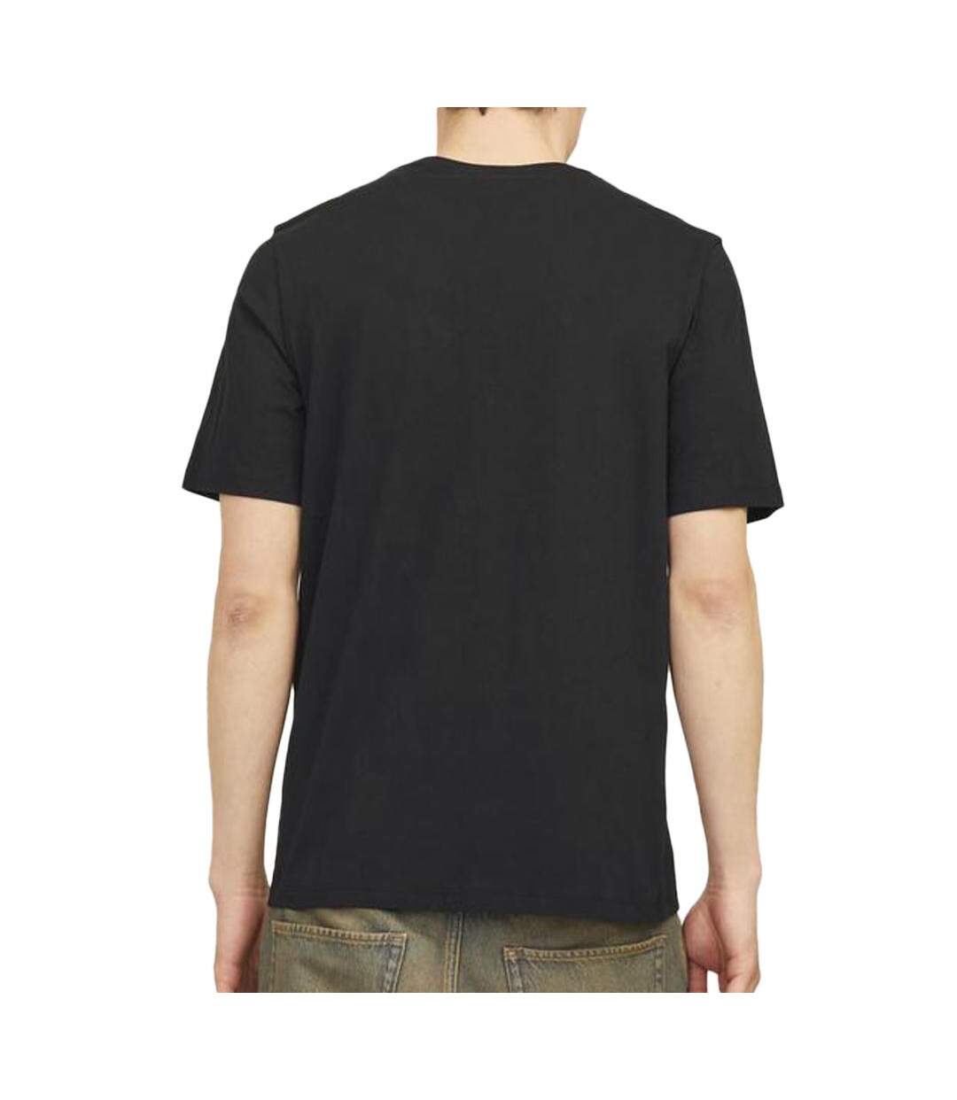 T-Shirt noir homme jack & jones whtiley - l-2