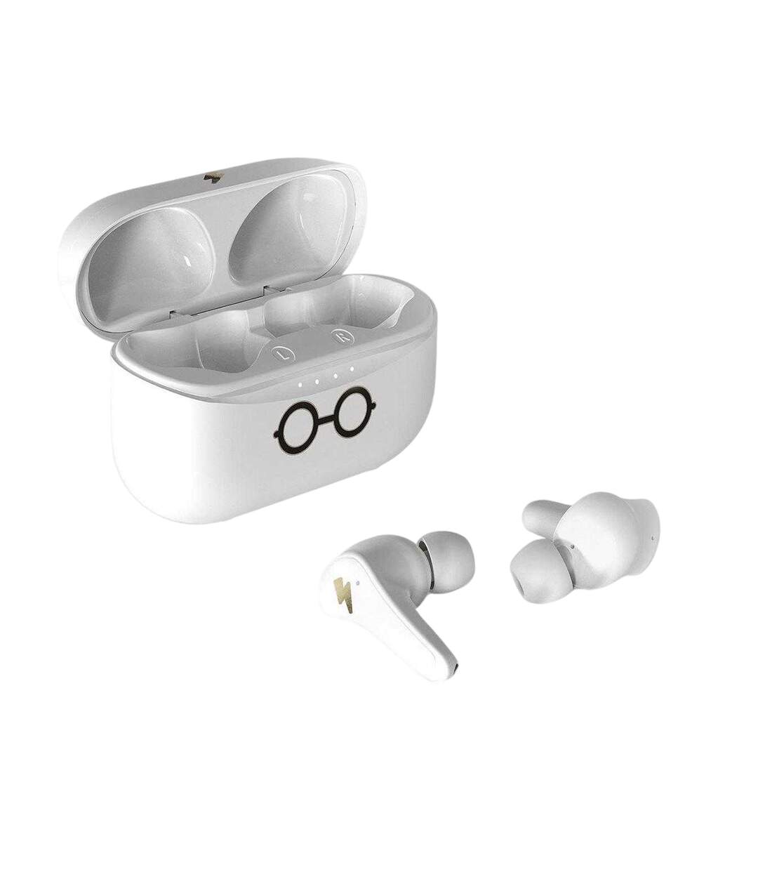 Écouteurs Sans Fil Motif  Motif/style Éclair Et Lunettes Taille Unique Blanc Noir Harry Potter-3