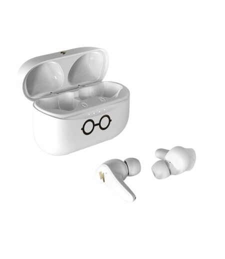 Écouteurs Sans Fil Motif  Motif/style Éclair Et Lunettes Taille Unique Blanc Noir Harry Potter