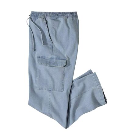 Jean cargo homme bleu Atlas For Men