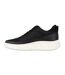 Womens/ladies Knitted Platform Wedge Trainers Black Jack Wills-3