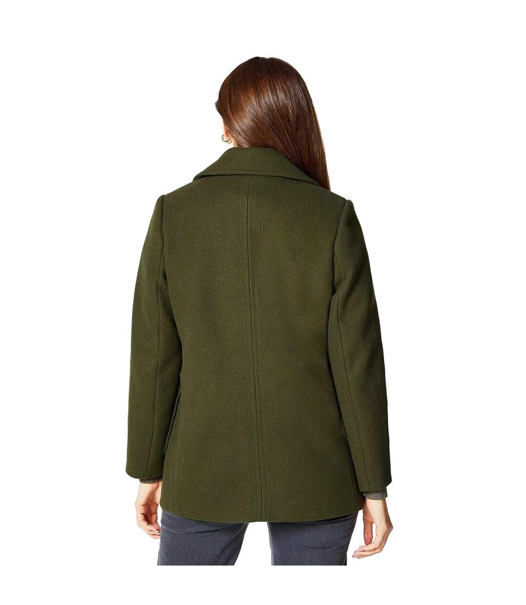 Manteau croisé femme forêt Principles