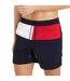 Mens Flag Mid Length Swim Shorts Blue Tommy Hilfiger-3