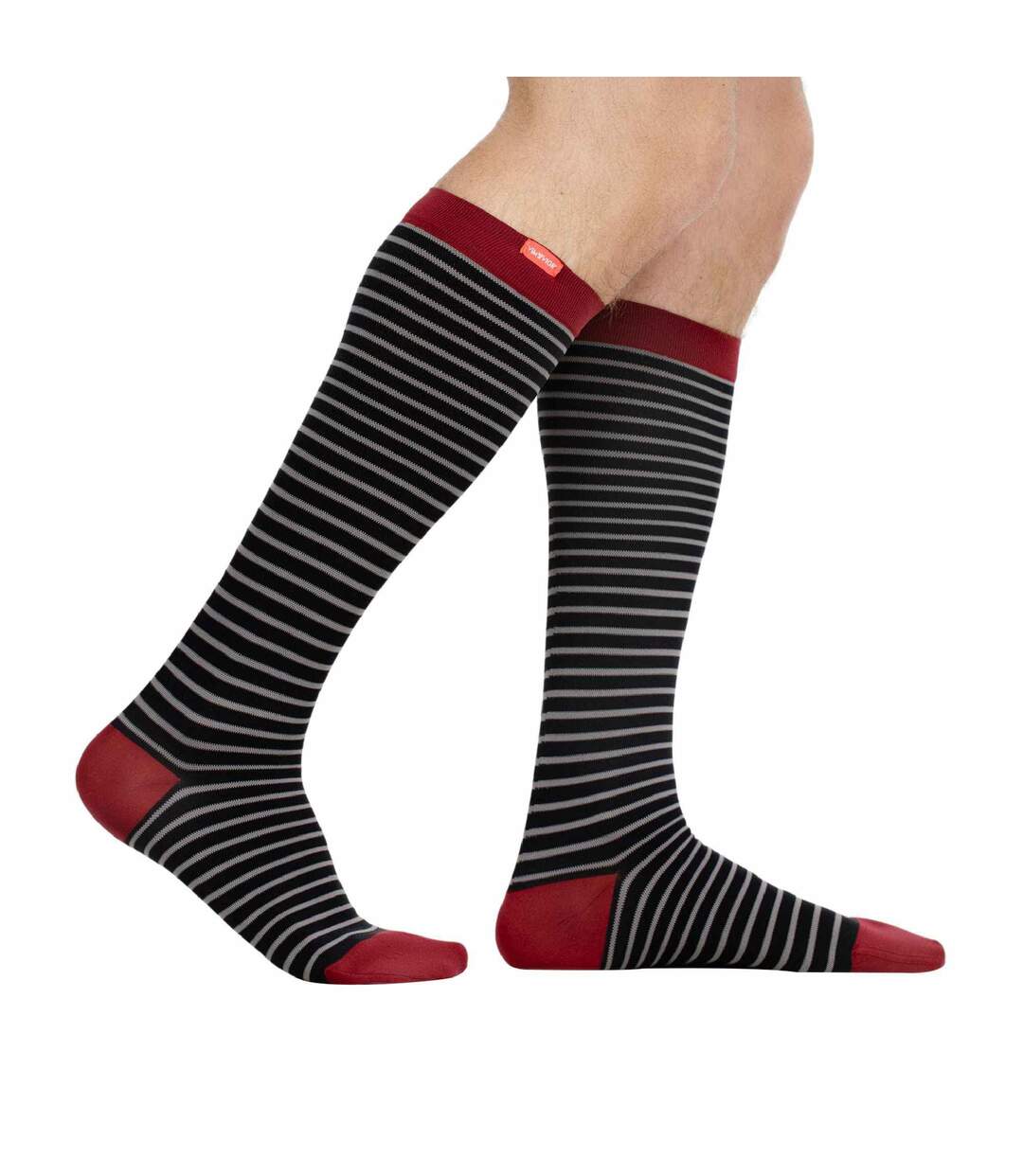 1 Pack Nylon Graduated Compression Socks | 30-40 mmHg-2