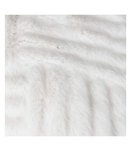 Sonnet faux fur doorstop one size white Paoletti