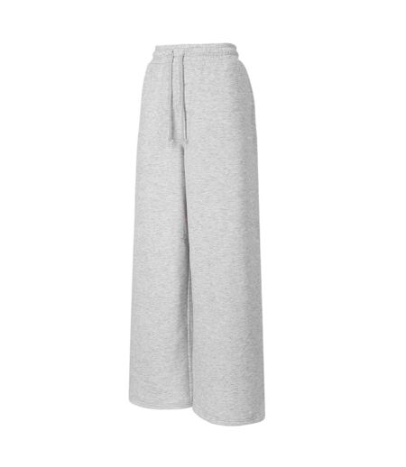 Womens/ladies Polyester Blend Wide Leg Sweatpants Ice Marl Slazenger