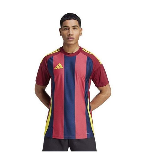 Maillot De Foot Style À Rayures Homme Rouge Bleu Marine Jaune Adidas