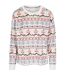 Haut Motif/style Noël Festif Femme Blanc Cassé PJ Salvage-1