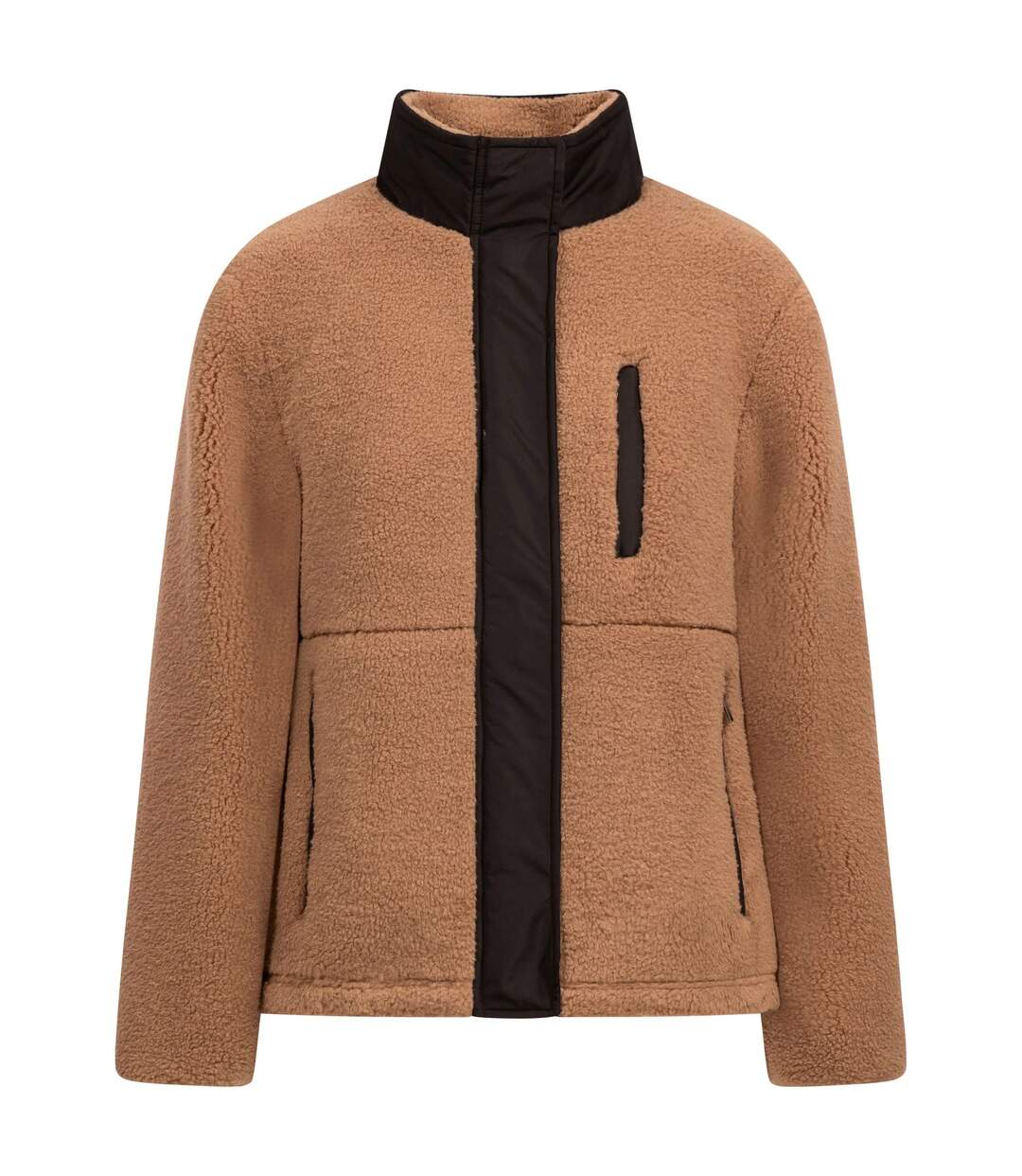 Womens/ladies Yuill Fleece Jacket Beige Trespass-2