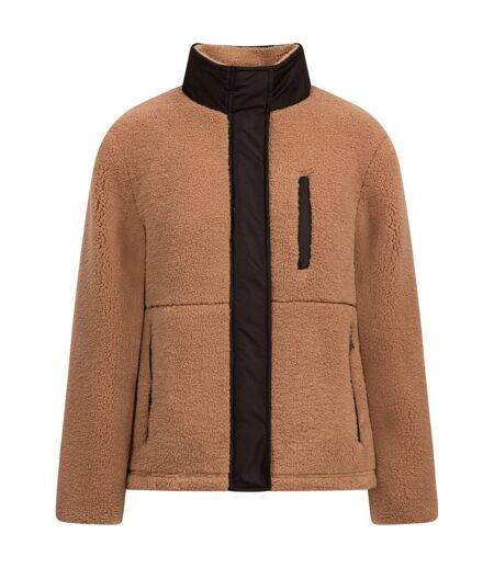 Womens/ladies Yuill Fleece Jacket Beige Trespass