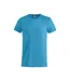 Mens Basic T-shirt Turquoise Clique-1