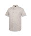 Chemise Manches Courtes Motif/style Texturé Homme Blanc Gelert-3