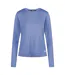 Haut De Sport Manches Longues Britney Femme Bleu Brumeux Chiné Trespass-1