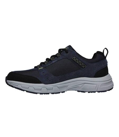 Baskets Oak Canyon Homme Bleu Marine Vert Clair Skechers