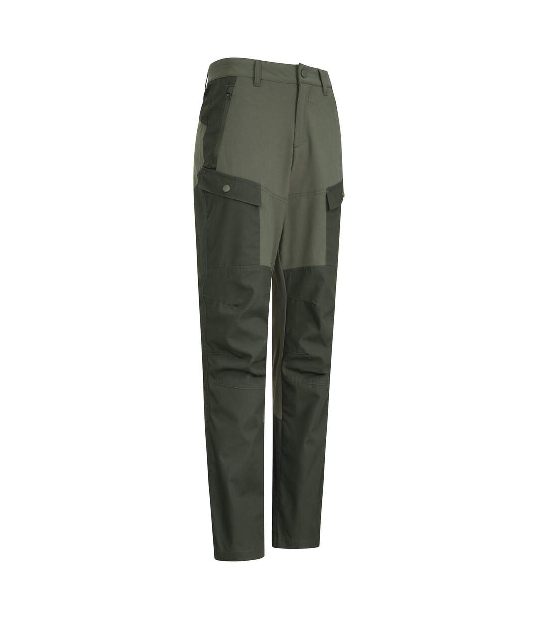 Womens/ladies Expedition Hybrid Hiking Trousers Khaki Mountain Warehouse-4