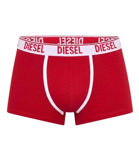 Lot De 2  Slips Motif/style Uni Homme Vert Rouge Diesel
