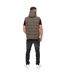 Doudoune Sans Manches Motif/style En Relief Kampleys Homme Olive Foncé Crosshatch-3