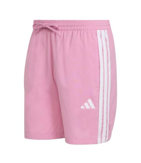 Short Motif/style 3 Rayures Homme Rose Adidas