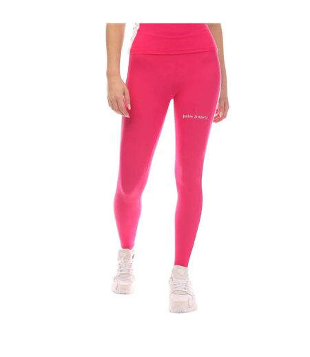 Womens/ladies leggings fuchsia/white Palm Angels