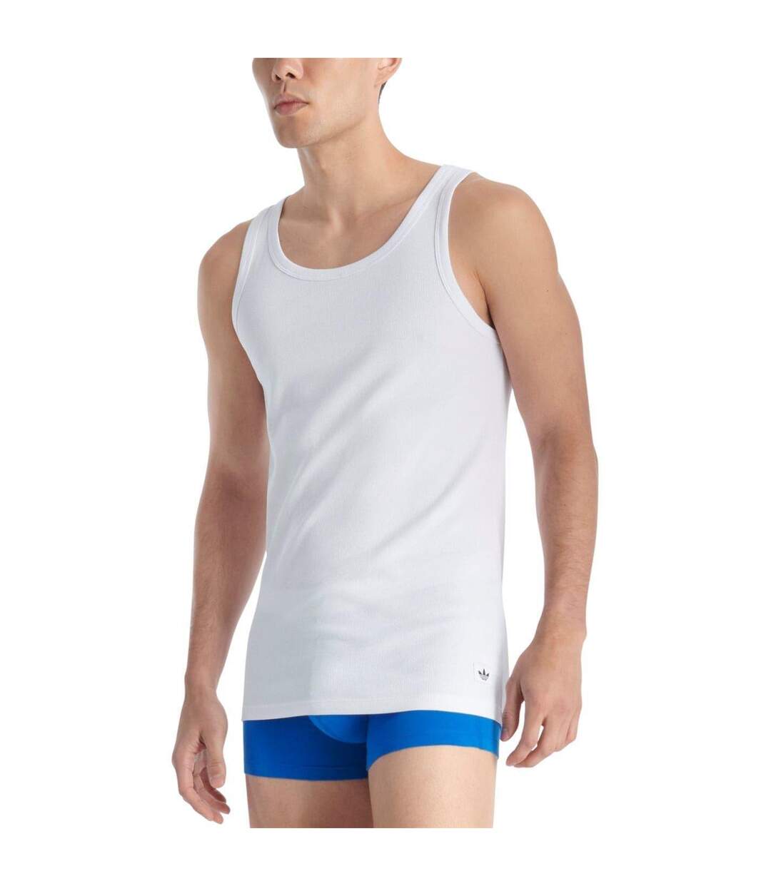 Lot De 2  Débardeurs Homme Blanc Adidas-3