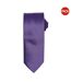 Lot de 2  Cravate à motif pied de poule homme taille unique pourpre Premier-1