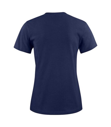 Womens/ladies Heavier Pro T-shirt Navy Printer