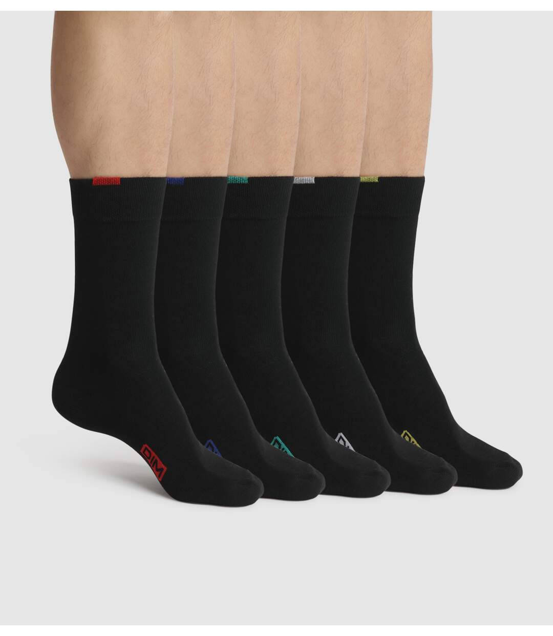 Lot de 5 paires de Mi-Chaussettes Ecodim-1