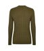 Mens Marlow Cable Knit Merino Wool Jumper Olive Jack Wills-2
