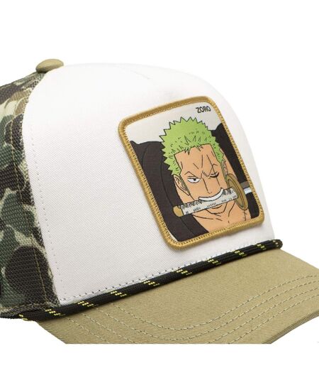 Casquette trucker premium avec filet One piece Zoro Camo Capslab