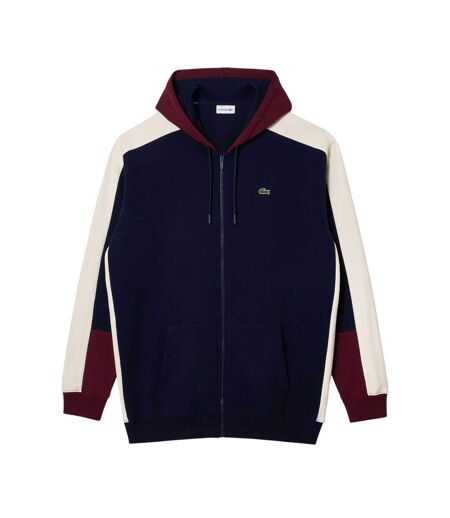 Sweat À Capuche Motif/style Logo Adulte Bleu Marine Lacoste
