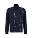 Mens Skovered Full Zip Sweatshirt Dark Blue Boss-2