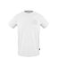 Unisex Adult Logo Crew Neck Regular T-shirt White Aquascutum-1