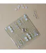 Jeu de Société Backgammon 25cm Transparent-3