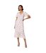 Robe mi-longue femme rouge / blanc Dorothy Perkins