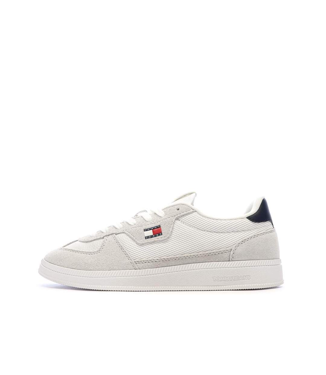 Baskets grises/blanches/marines homme tommy hilfiger harlem-1