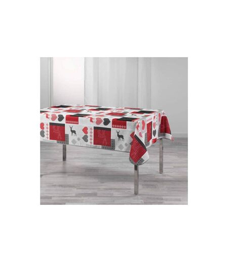 Nappe Imprimée Valtho 150x240cm Rouge